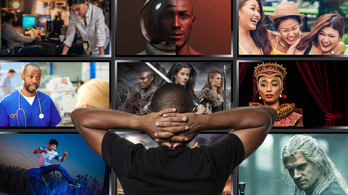 Black man looks at diverse representation in TV and movies